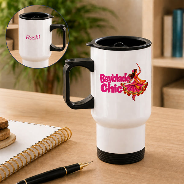 Beyblade Chic Personalized Travel Mug
