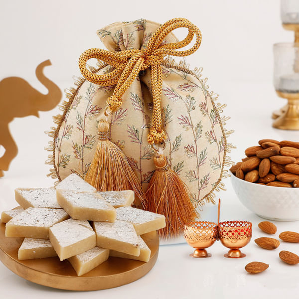 Bhai Dooj Tikka with Premium Dry Fruits and Sweets