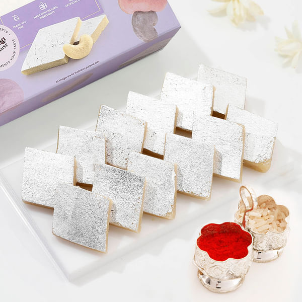 Bhai Dooj Tikka with Premium Kaju Katli (200 Gms)