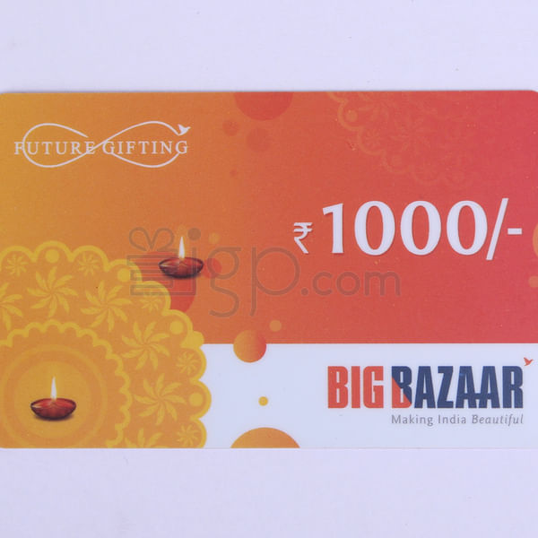 Big Bazaar Gift Card - Rs. 1000