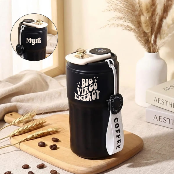 Big Virgo Energy Personalized Temperature Tumbler