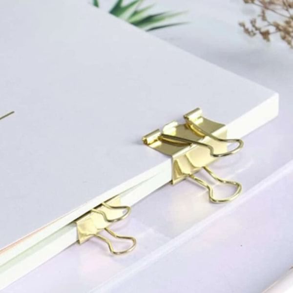 Binder Clips - Metal - Set Of 40