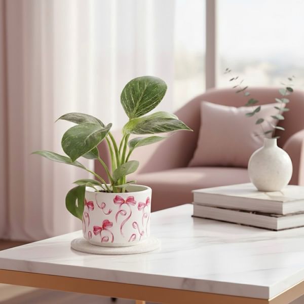 Birkin Elegance In Ribbon Charm Pot