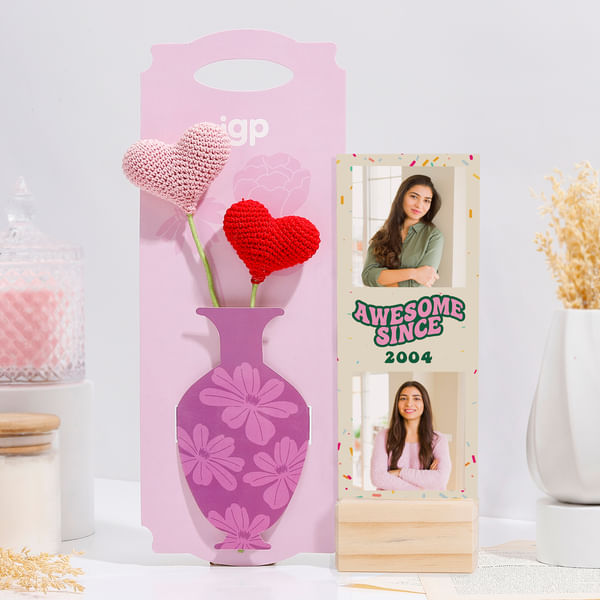 Birthday Bloom Personalized Keepsake Gift Combo