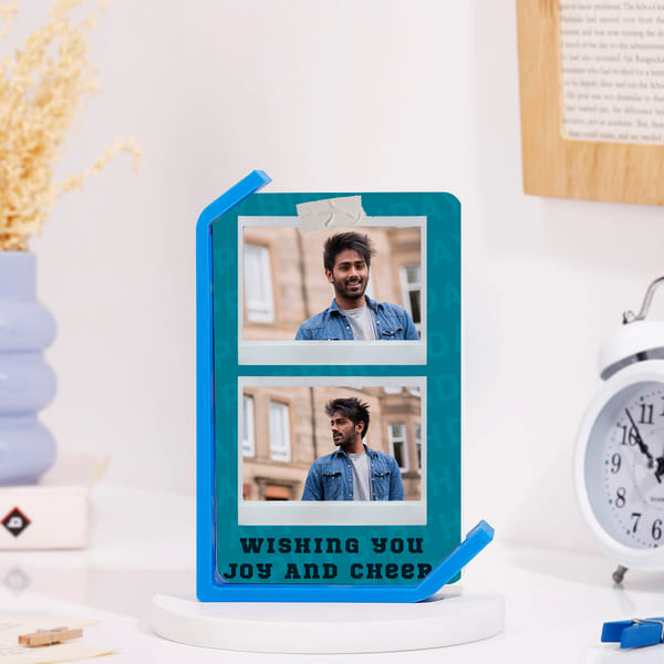 Birthday Cheer Personalized Photo Frame Stand