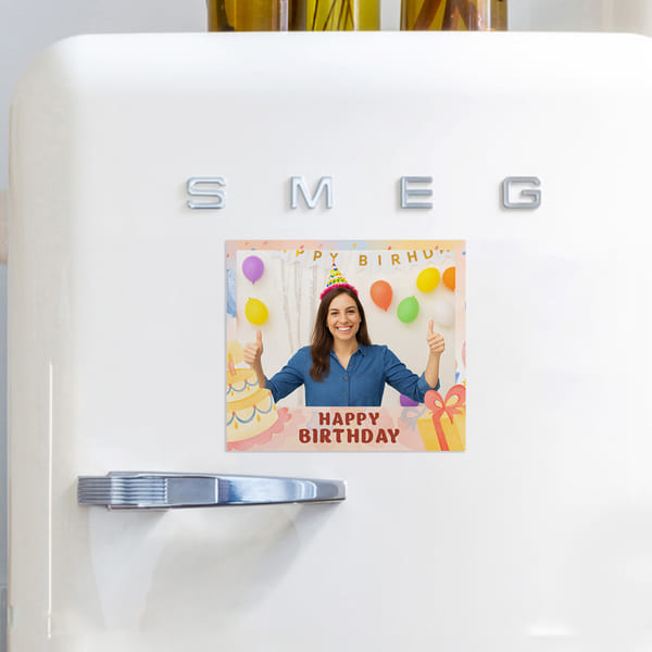 Birthday Joy Personalized Fridge Magnet For Her