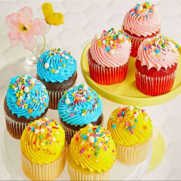 Birthday Party Cupcake Box (9 pcs)