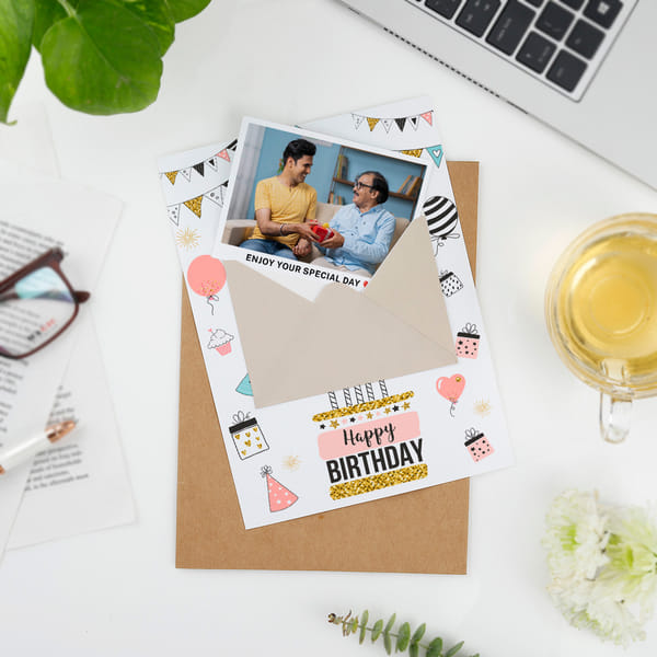 Birthday Special Personalized Greeting Card With Envelope