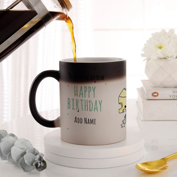 Birthday Sprinkles Personalized Magic Mug