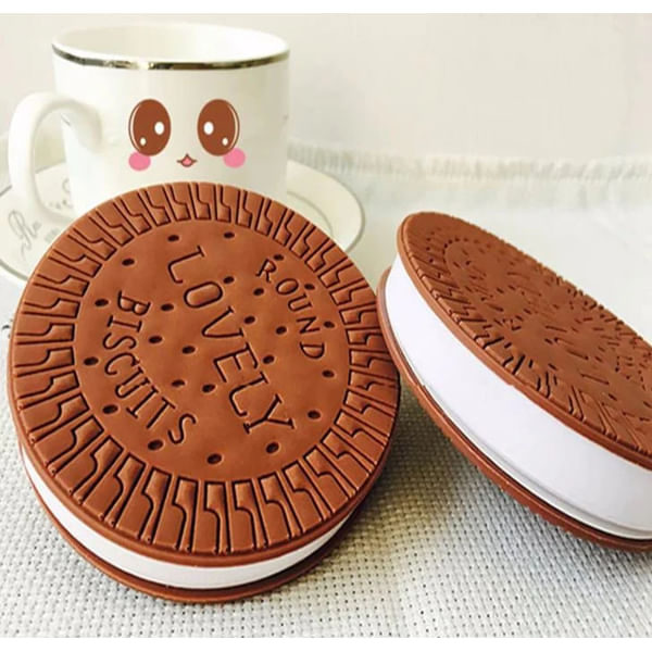 Biscuit- Shaped Diary - Assorted - Set Of 3