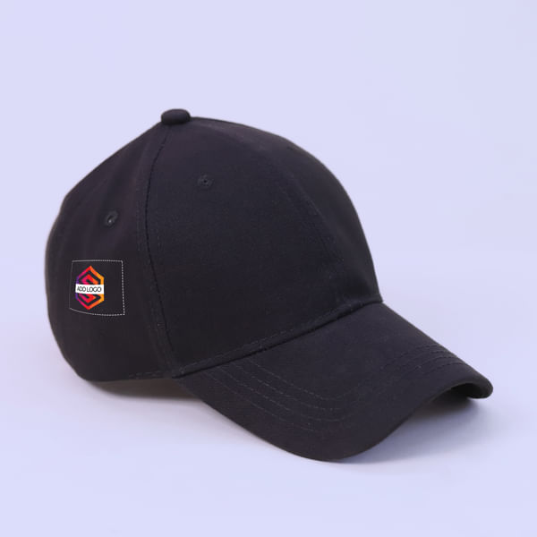 Black Embroidered Cap