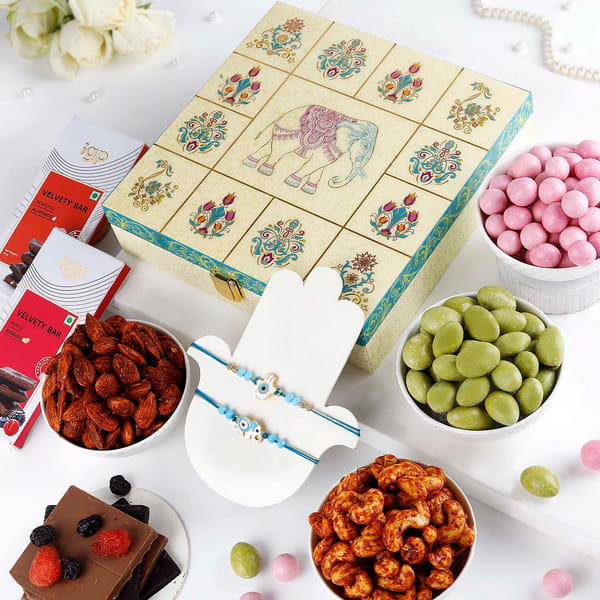 Blissful Rakhi Delights Hamper