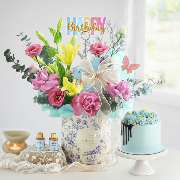 Blooming Blue Birthday