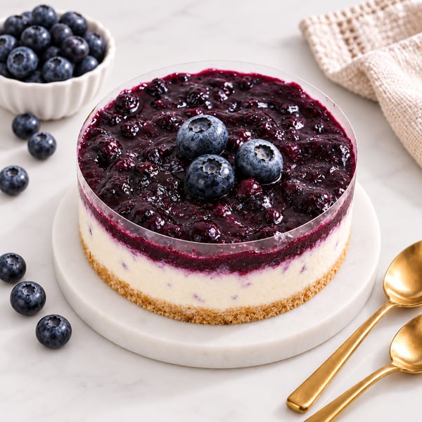 Blueberry Bento Cheesecake