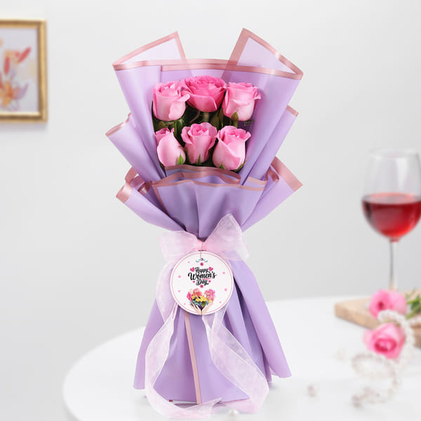 Blush Of Elegance Women's DayBouquet