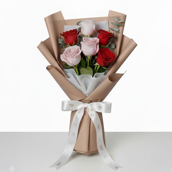 Blush Rose Valentine's Day Bouquet