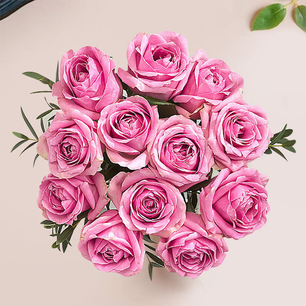 Blushing Beauty Pink Rose Bouquet