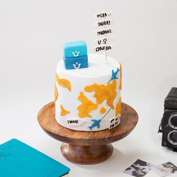 Bon Voyage Farewell Cake (1.5 Kg)