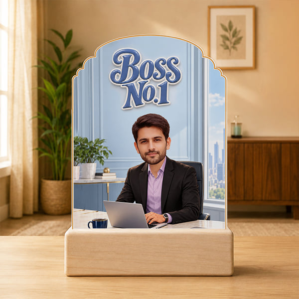 Boss No 1 Personalized Caricature