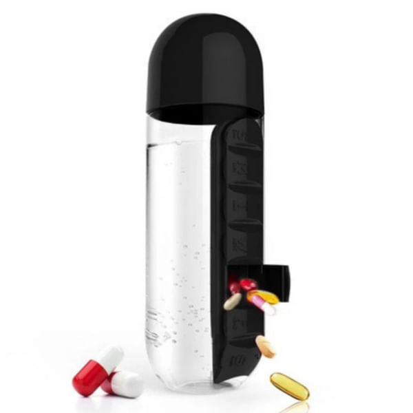 Bottle With Pill Storage - 750ml - Single Piece