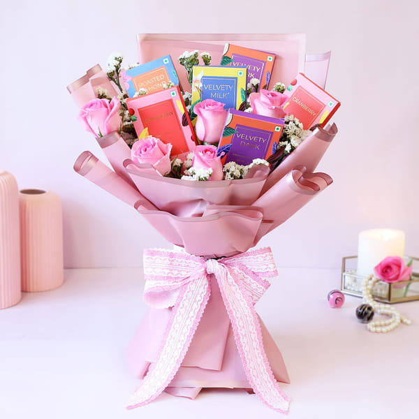 Bounty Of Brown And Pink Love