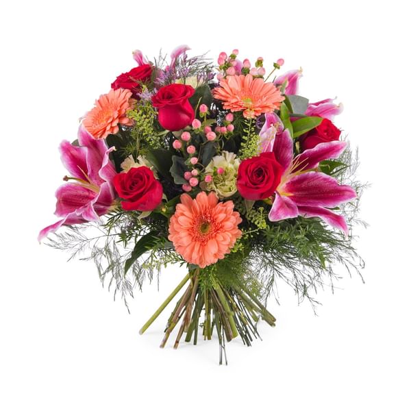 Bouquet of Roses with Lilies