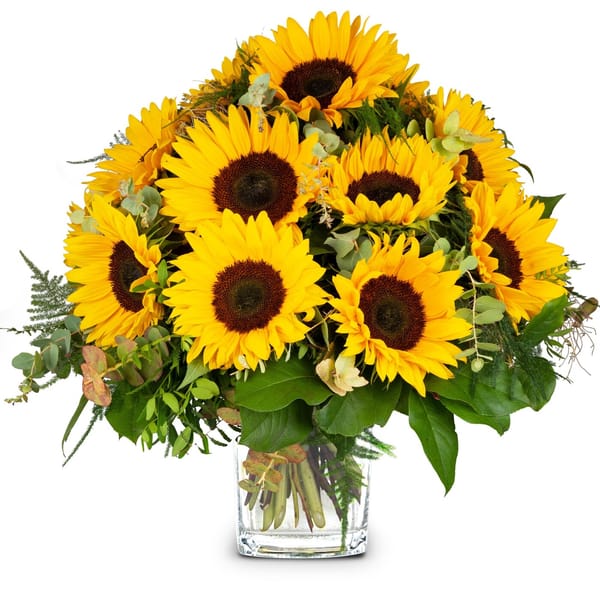 Bouquet Sunflowers Pure