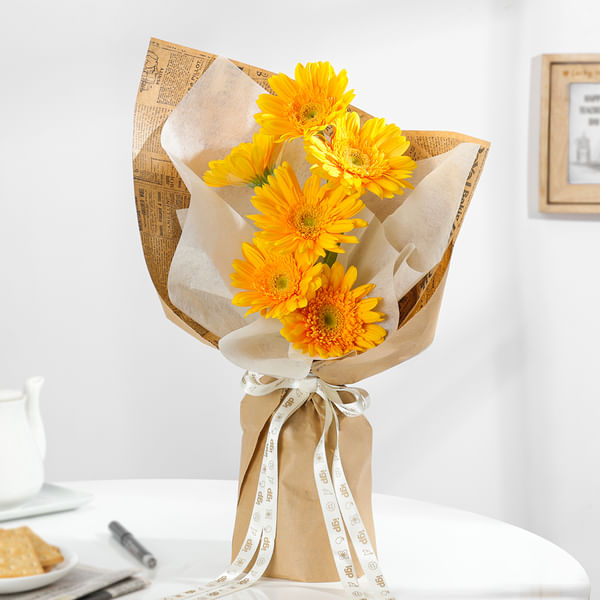 Bright Gerberas Bouquet