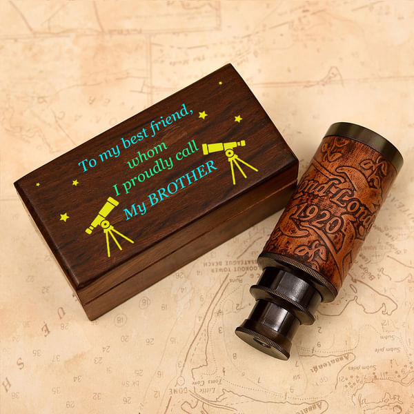 Brother Best Friend Brass Telescope (6 inch)