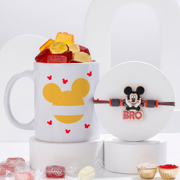 Candy And Cartoon Rakhi Delight