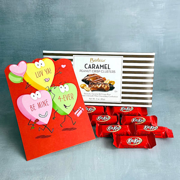 Caramel Peanut Clusters & KitKat Chocolate Combo