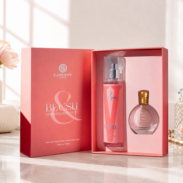 Carlton London Women's Blush Perfume (30ml) & Veronica Mist (150ml) - Set of 2