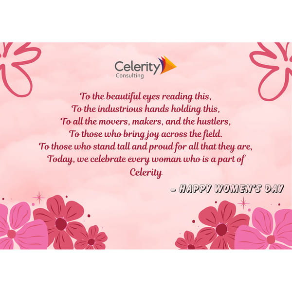 CELERITY CONSULTING Greeting Card