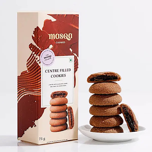 Center Filled Choco-Cookies 75g