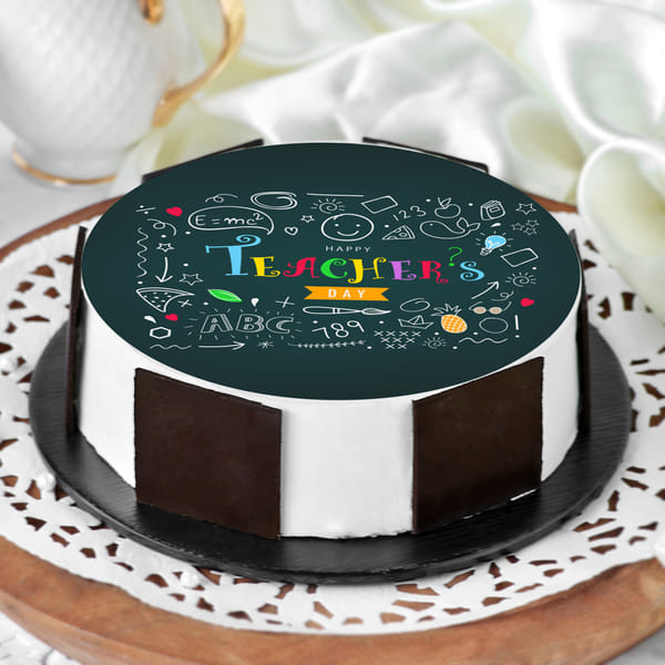 Chalkboard Teacher's Day Cake (1 Kg)