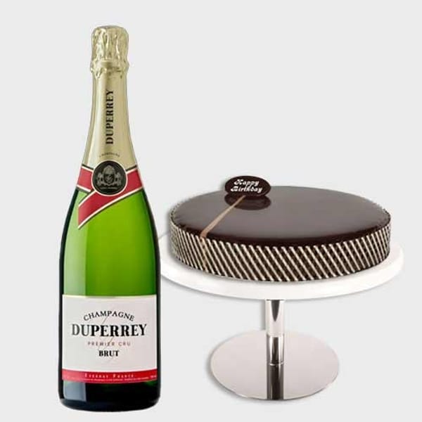 Champagne and Chocolate Mud Cake