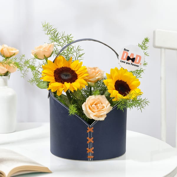 Charming Floral Arrangement For Dad