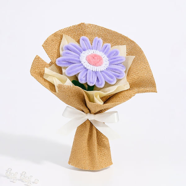 Charming Handmade Velvety Gerbera Bloom