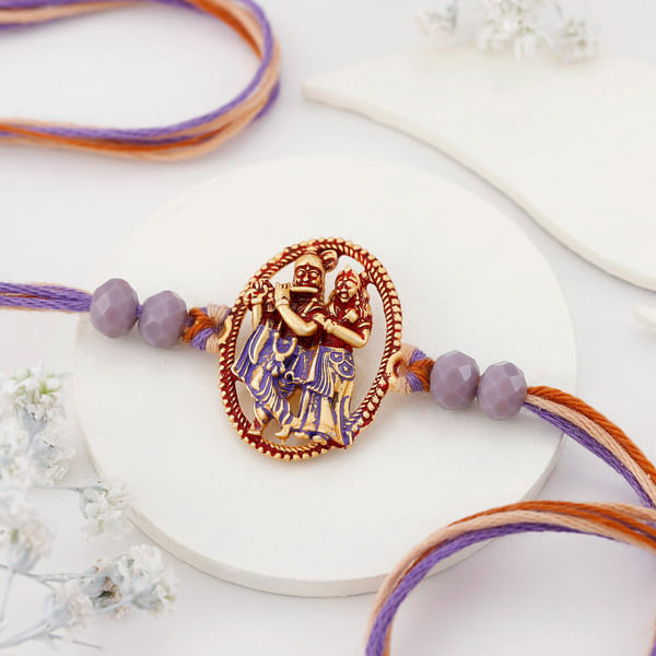 Charming Radha Krishna Rakhi