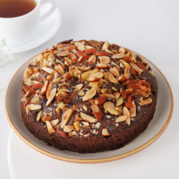 Choco Almond Dry Cake