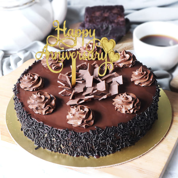 Choco Truffle Anniversary Cake