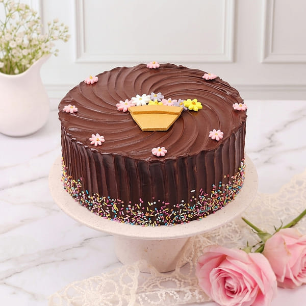 Chocolate Blossom Delight Cake