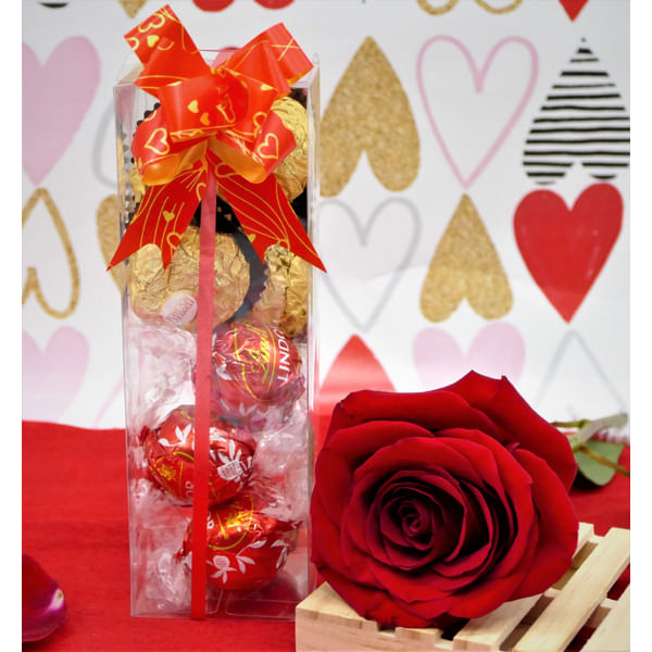 Chocolate Box with Rose
