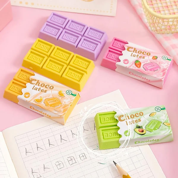 Chocolate Eraser - Assorted - Single Piece