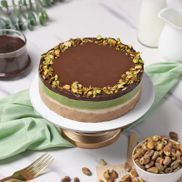 Chocolate Kunafa Cheesecake - (600 Gms)