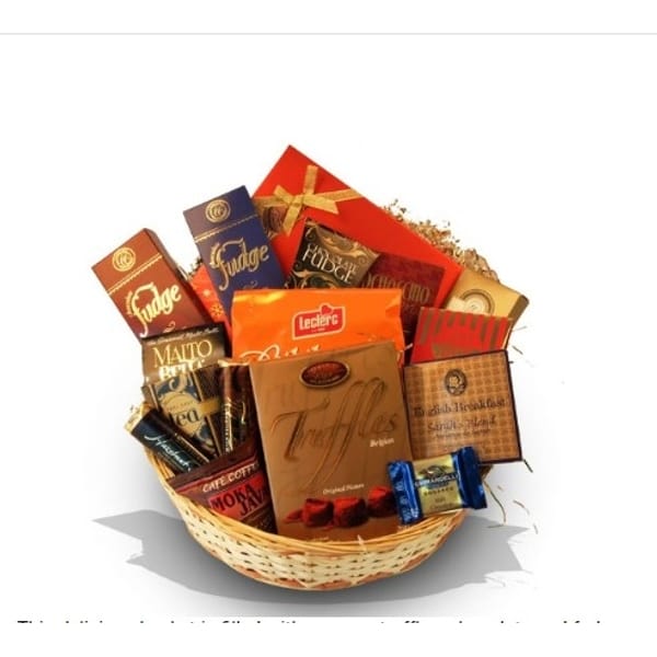Chocolate Lovers Christmas Gift Basket