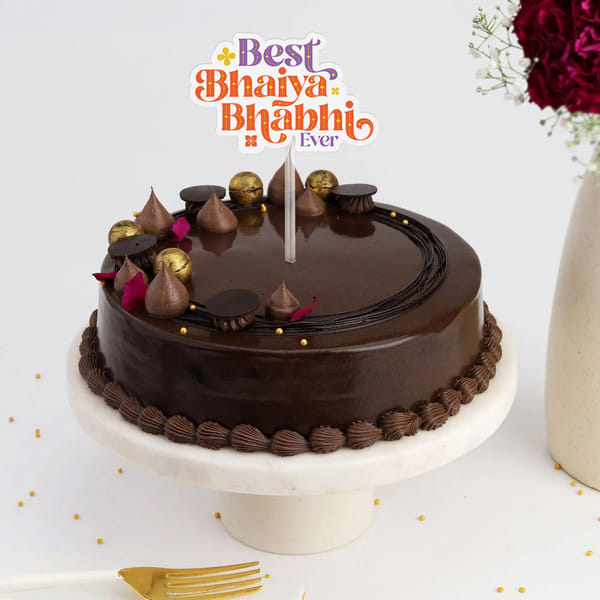 Chocolate Noir Gateau for Bhaiya Bhabhi