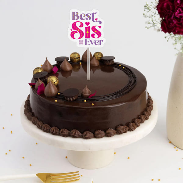 Chocolate Noir Gateau for Sister