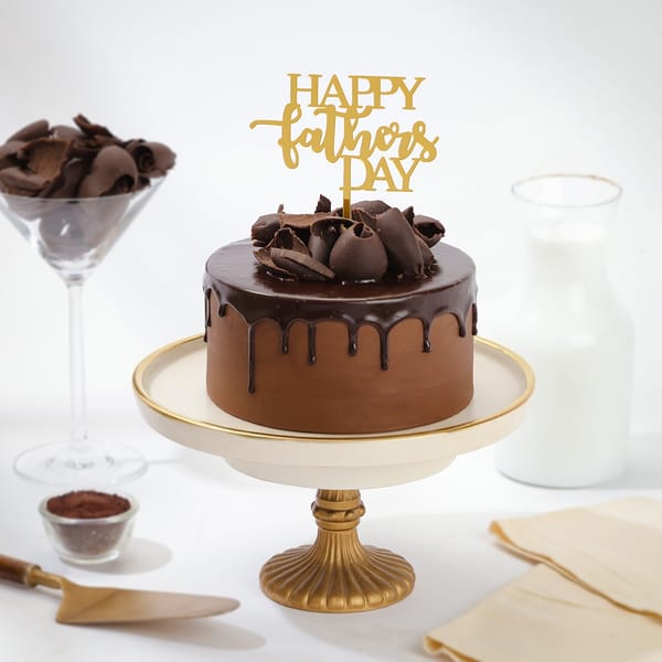 Chocolate Truffle Cake for Father's Day
