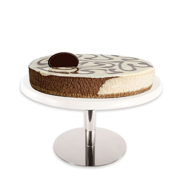 Chocolate Vanilla Marble Cheesecake